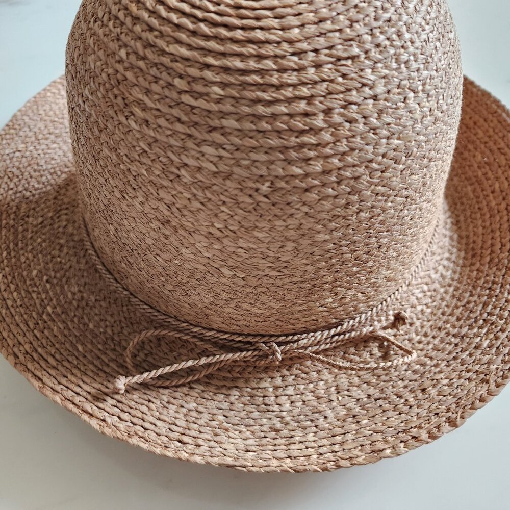Helen Kaminski Tan Straw Cloche Hat - Picture 5 of 11